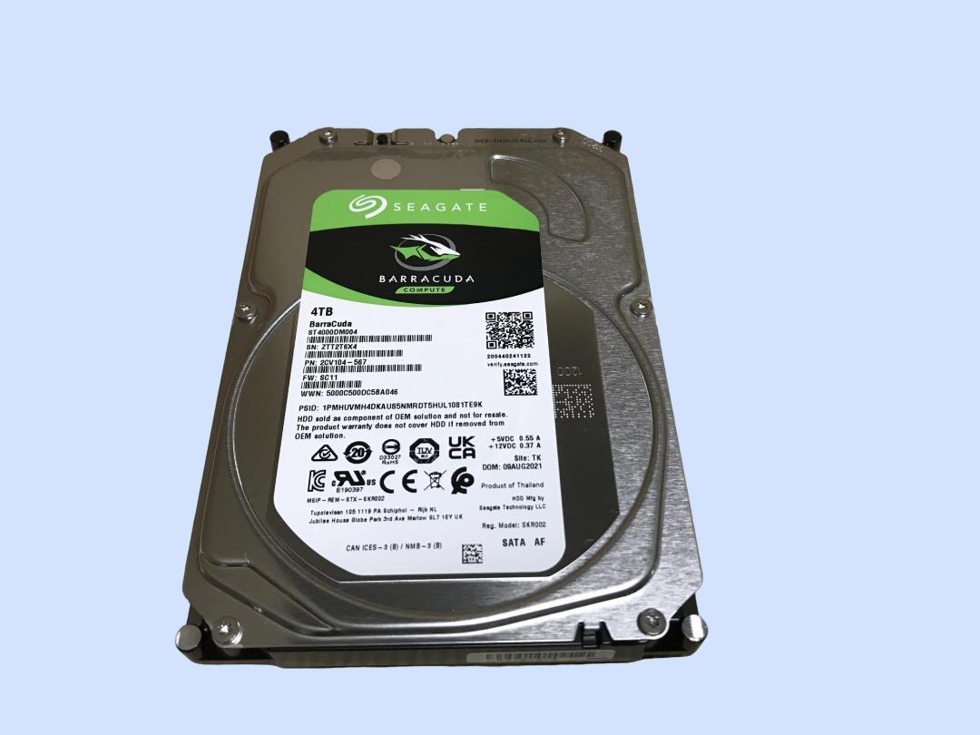 Seagate ST4000DM004 :4TB 2枚セット Amazon.com: Seagate Barracuda 4 TB Internal Hard Drive HDD