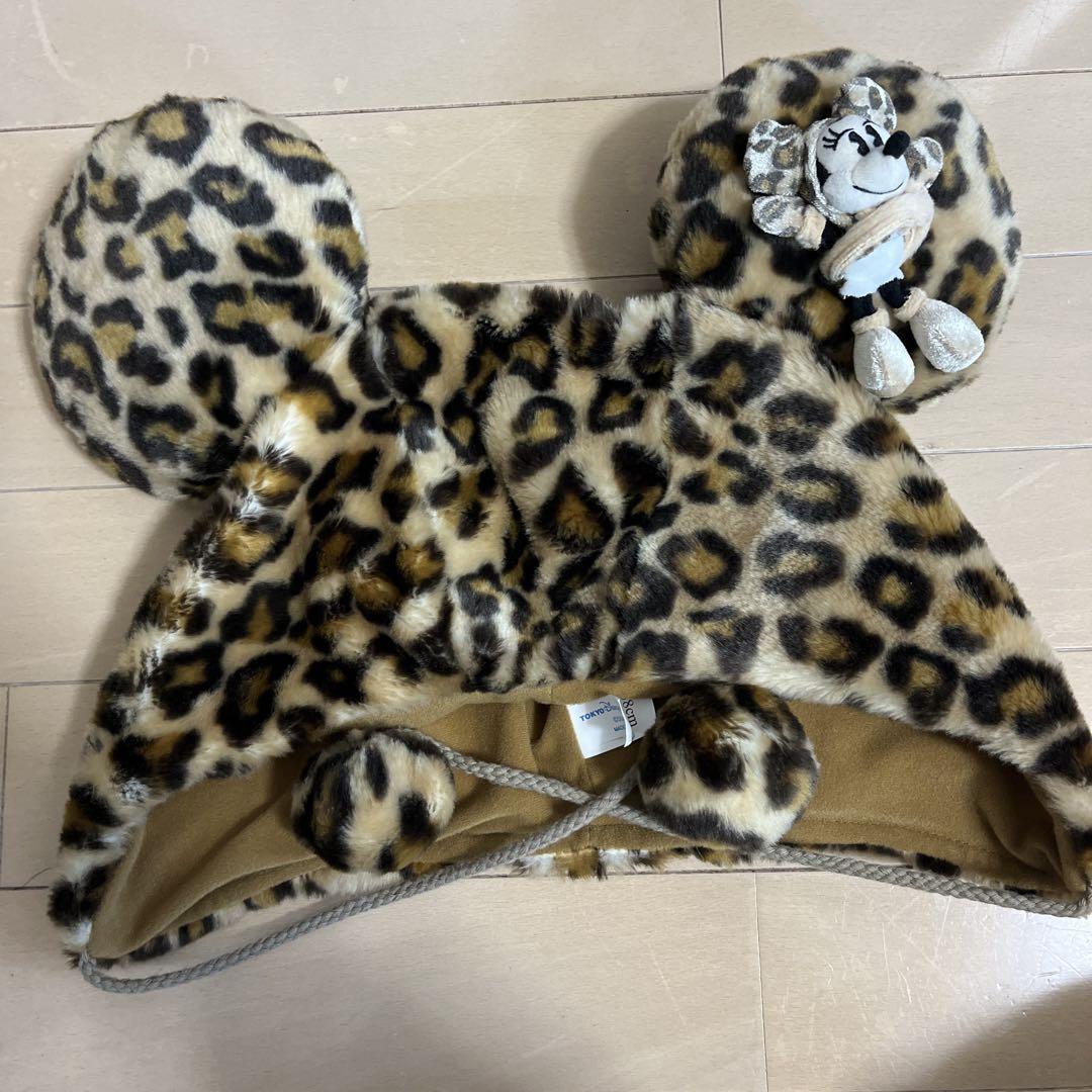 ディズニー ミニー ファンキャップ ヒョウ柄 にくい