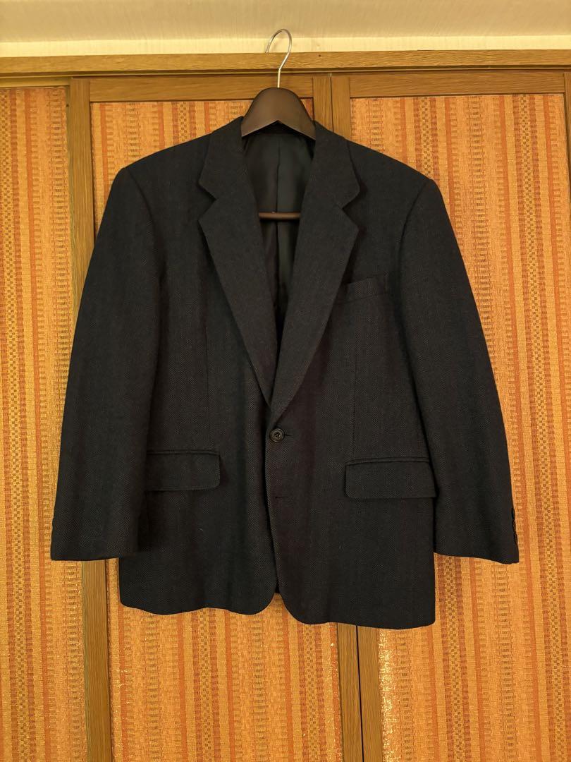 LARDINI JK.506 テーラードジャケット ダークブルー 麻100% LARDINI JK.506 テーラードジャケット ダークブルー 麻100%