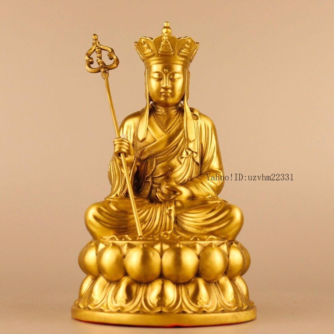 地蔵王菩薩 仏像 銅器 開運 風水 重厚 極細工 装飾品 工芸品 美術品 置物 地蔵王菩薩 仏像 銅器 開運 風水 重厚 極細工 装飾品 工芸品