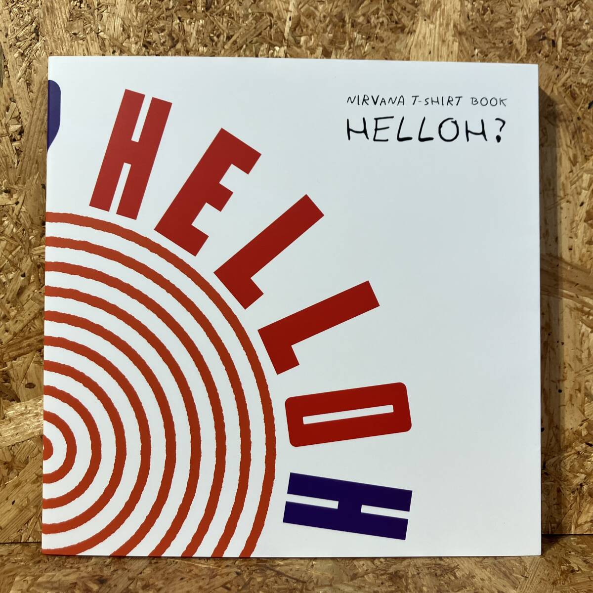 NIRVANA T-SHIRT BOOK 浅かっ HELLOH? ニルヴァーナ Tシャツ