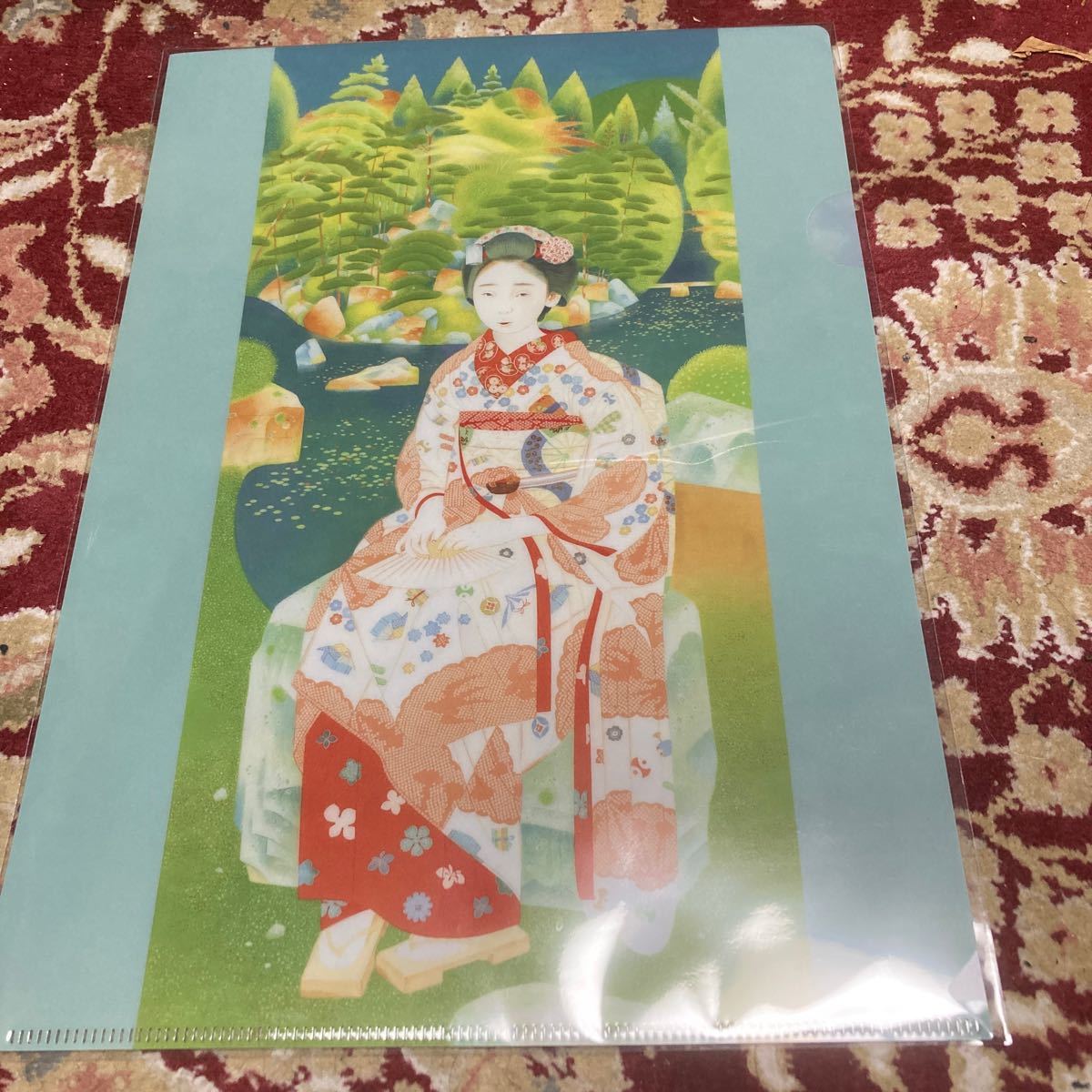 京都近代美術館『京都画壇の青春展』A4クリアファイル(舞妓林泉