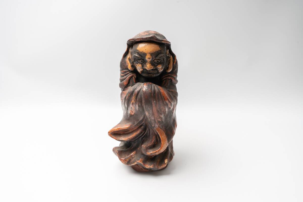 閻魔大王像 置物 骨董 仏教美術 時代物 現状品 売買された