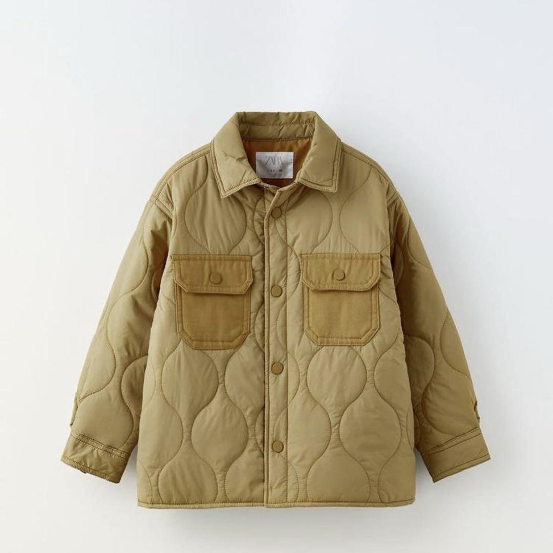美品 ZARA ライトパフジャケット たやすく