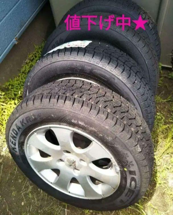 0110138)激安中古国産スタッドレスタイヤ4本グッドイヤー165/65R15 0110138)激安中古国産スタッドレスタイヤ4本グッドイヤー165