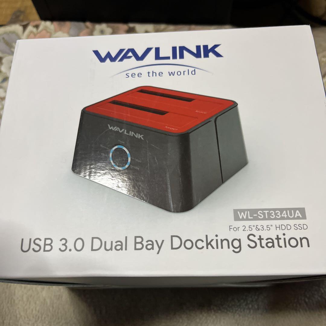 WAVLINK 小さから WL-ST334UAデュアルベイドッキングステーション