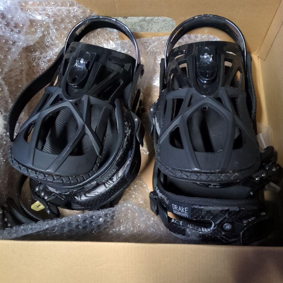 Drake Reload GT スノーボードビンディング S/M ブラック misty-snow_25-drake-reload-gt