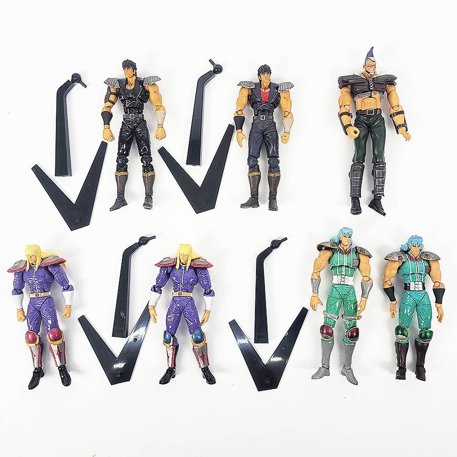 海洋堂 リボルテック 北斗の拳 北斗四兄弟 セット 開封品 海洋堂 リボルテック 北斗の拳 北斗四兄弟 セット 開封品