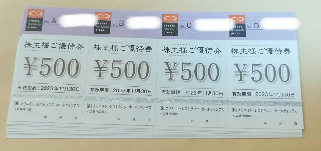 クリレス株主優待券16000円分