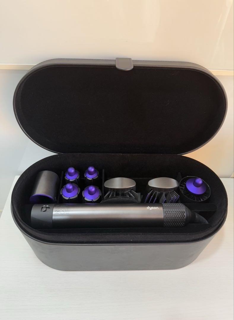 ダイソン エアラップ コンプリート　公式ショップ限定カラー　ブラック/パープル FACTORY SEALED Dyson Airwrap Styler Complete BLACK / PURPLE