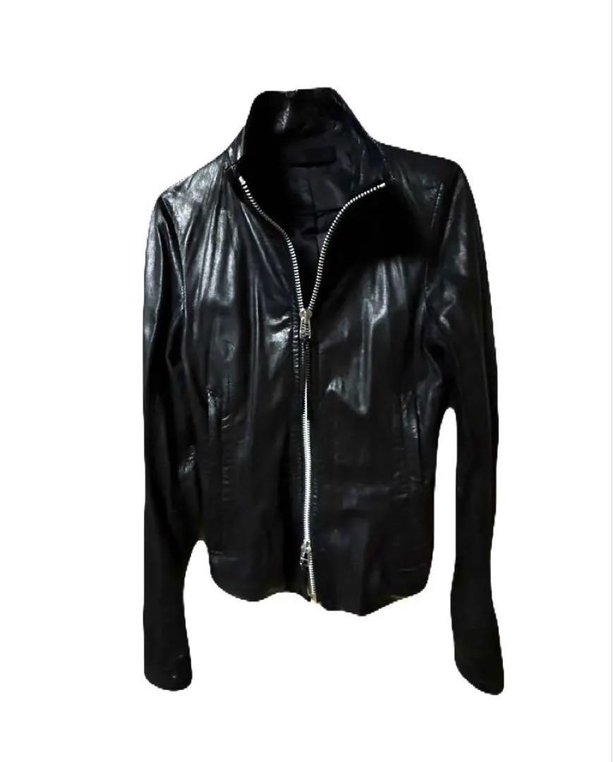EKAM エカム シングルライダースジャケット ラムレザー 羊革 EKAM エカム シングルライダースジャケット ラムレザー 羊革