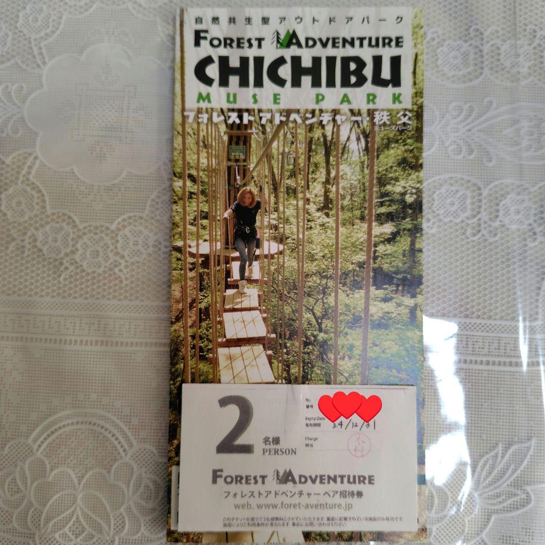 FOREST ADVENTURE CHICHIBU 入場券 2人分