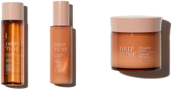 3種類セット】DRIP TUNE ドリップチューン 発酵ローション150mL＋発酵エマルジョン120g＋発酵クリーム 50g