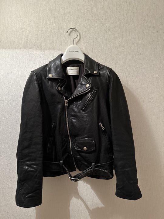 green モーターサイクルライダースジャケットhyke