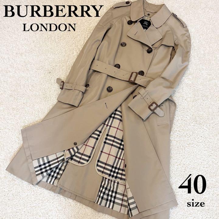 美品✨希少サイズ40 BURBERRY LONDON バーバリートレンチコート