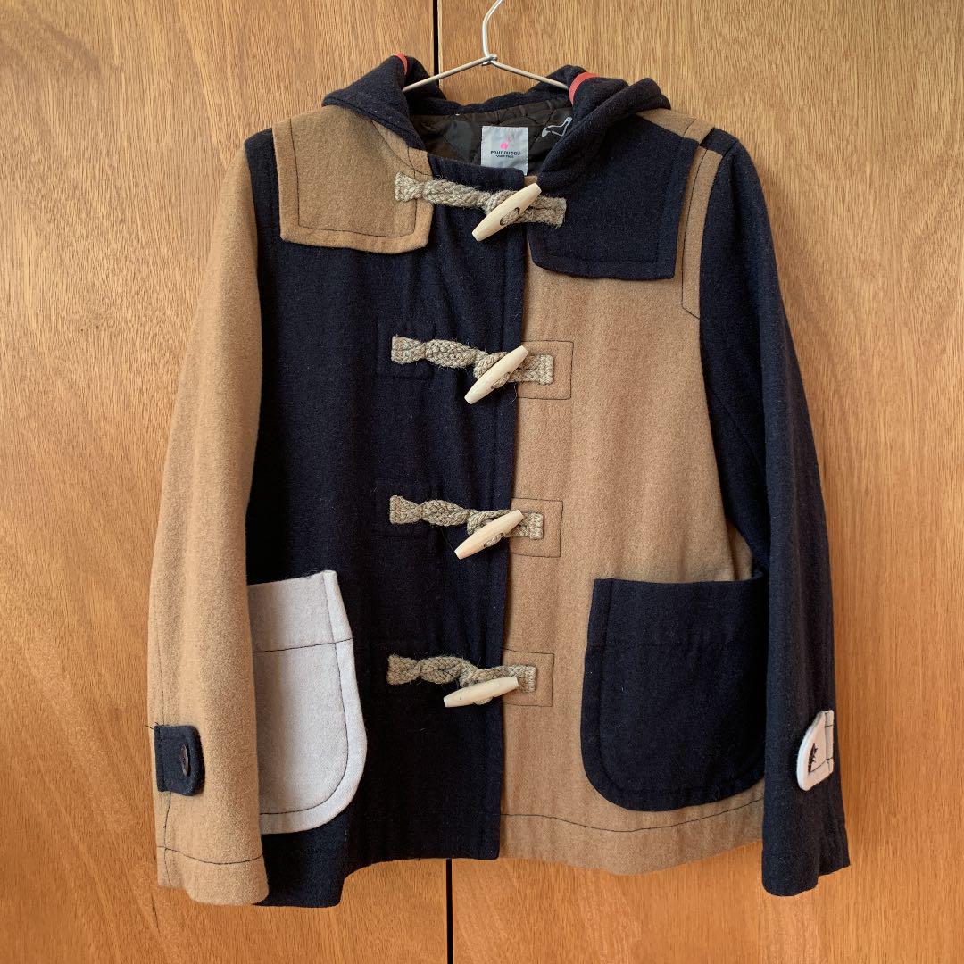 美品】ALBAROSA アルバローザ 升目 ロングコート ダッフルコート