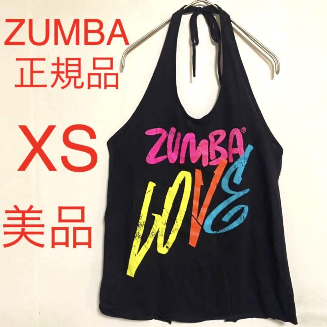 ZUMBAズンバホルタータンクトップブラックZUMBA LOVE XS美品