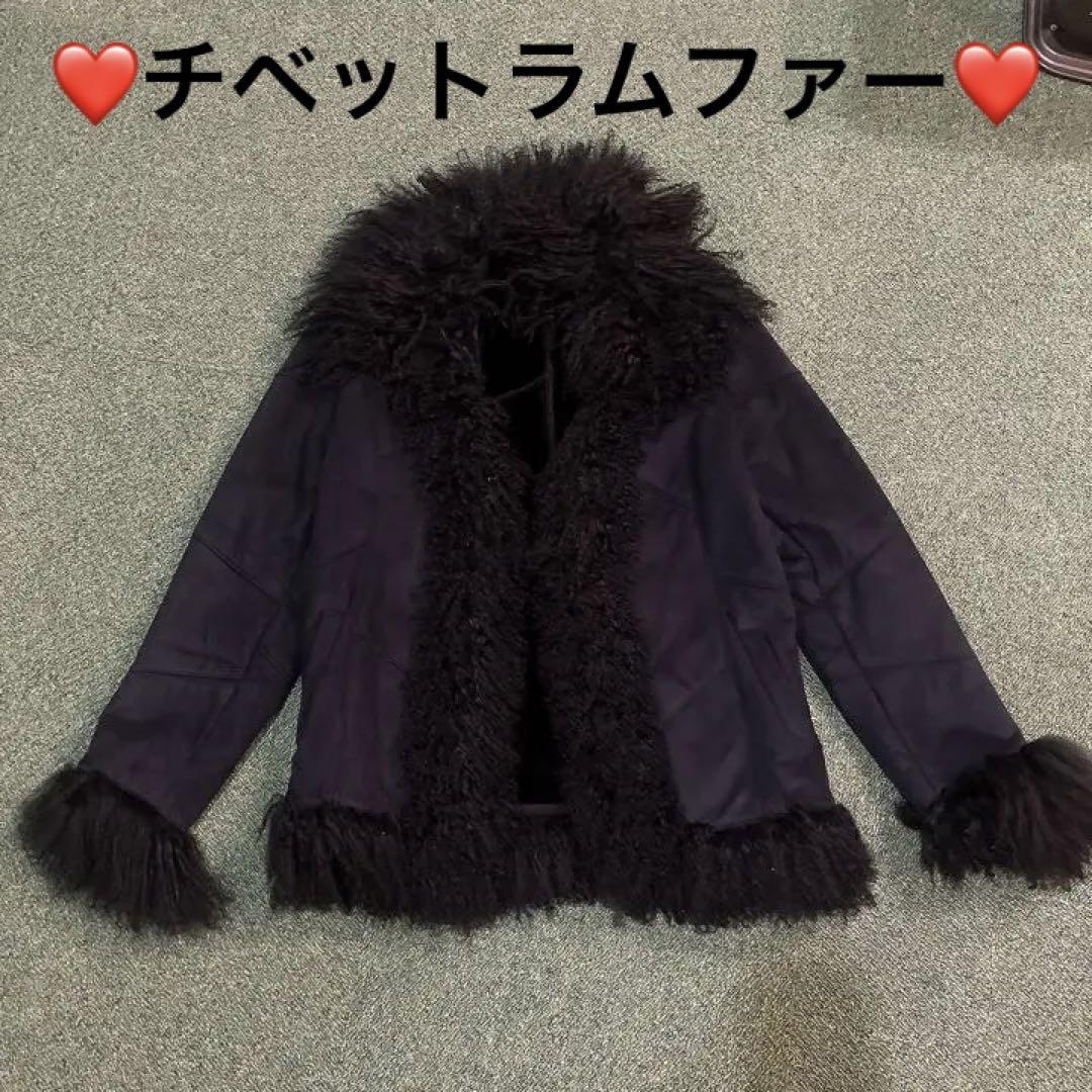 【美品】NOBLE ノーブル エコファー ロングコート フェイクファー 美品】NOBLE ノーブル エコファー ロングコート フェイクファー