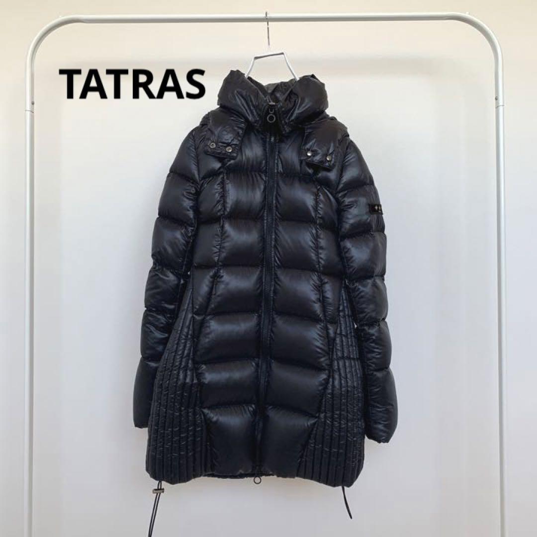 TATRAS タトラス Aライン ロングダウンコート M 2way 黒