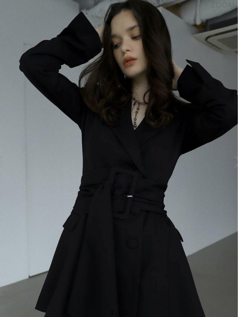 ワンピース Meltthelady thick belt jacket onepiece melt. - melt the lady thick belt jacket onepieceの通販 by ゆ