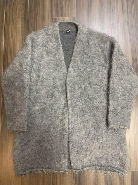最終値下☆美品☆ ATON エイトン モヘアシャギー　オーバーサイズカーディガン ATONエイトン モヘアシャギーオーバーサイズ カーディガン