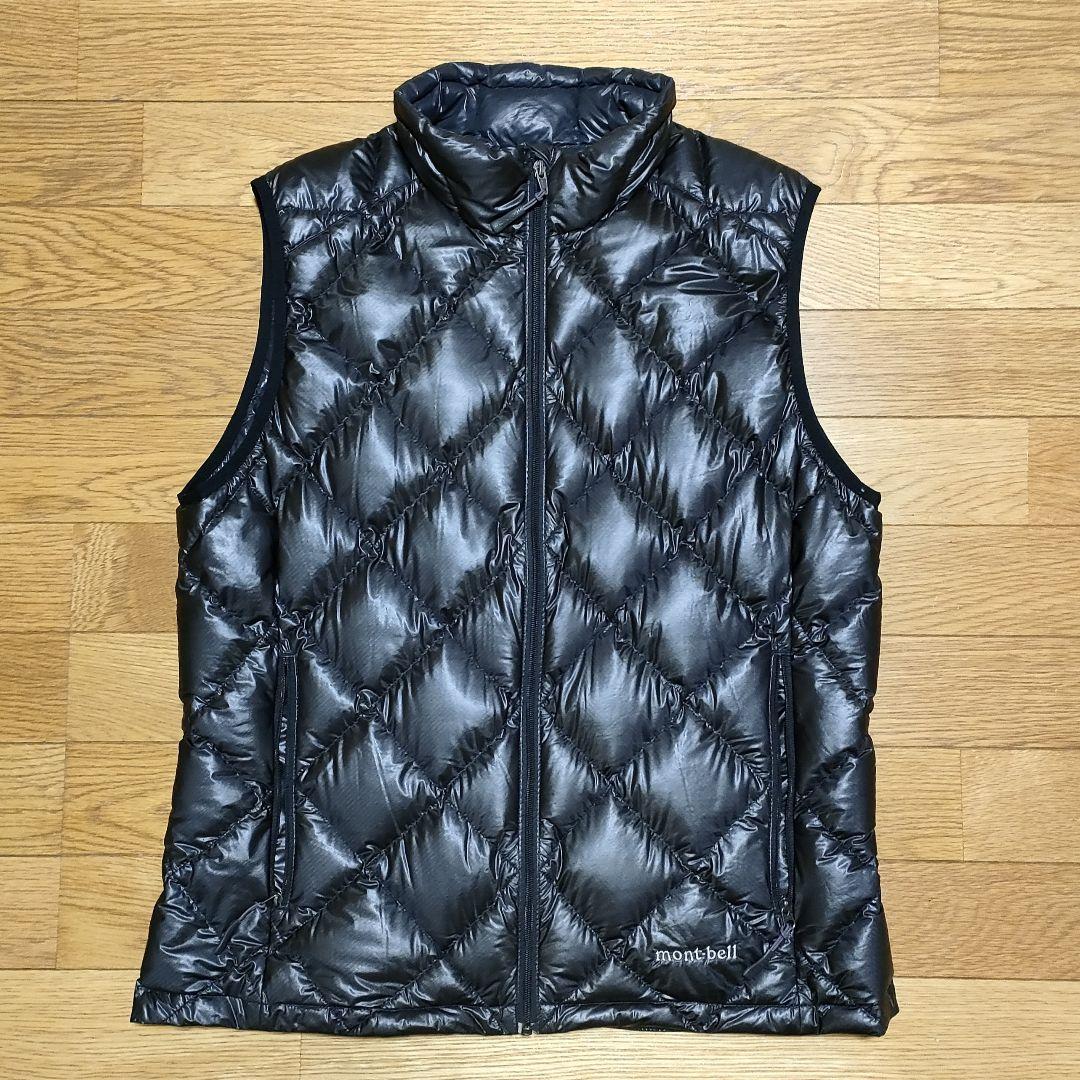 【美品】モンベル U.L. ダウンベスト XL 黒 1101379 美品】モンベル U.L. ダウンベスト XL 黒 1101379