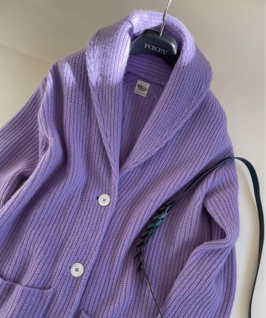 ロンハーマン 厚手 カシミヤ100% ロングニットカーディガン