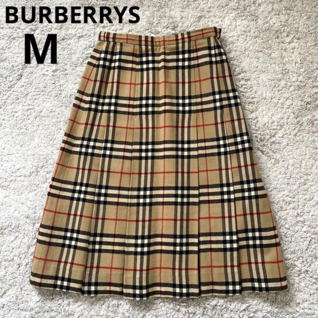 BURBERRYS バーバリーズノバチェック プリーツロングスカート ベージュM 売買されたオークション情報 落札价格 【au  payマーケット】の商品情報をアーカイブ公開