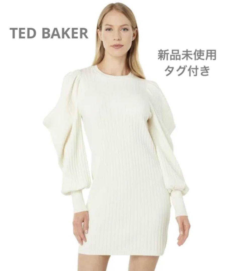 TED BAKER テッドベーカー エクストリームスリーブニットドレス サイズ2