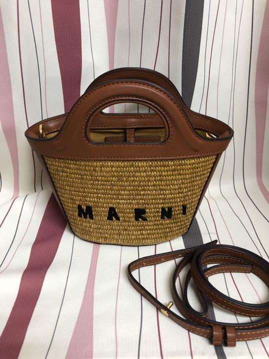 値下げMARNI マルニマイクロカゴバッグ ショルダーバッグ
