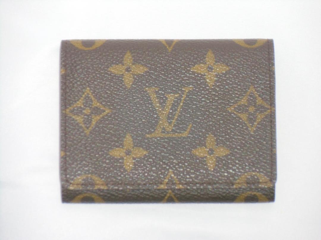 【SALE】 VUITTON LOUIS モノグラム S044 名刺入れ 小物