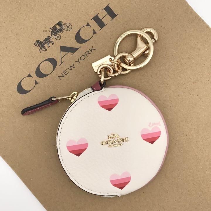 COACH☆新作】新品！サーキュラー コイン ポーチ！キーホルダー！小銭入れ！