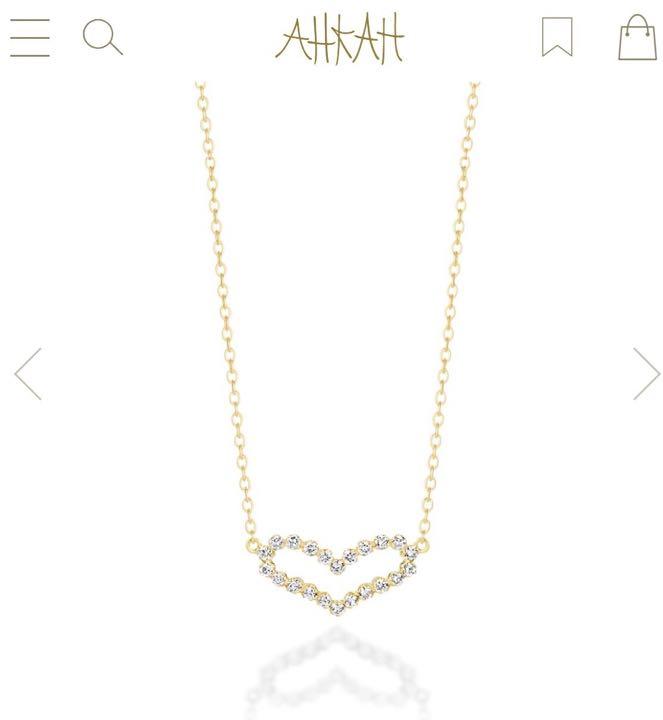 AHKAH ビリーブハート ネックレス K18 0 13ct 141,900円 売買されたオークション情報 落札价格 【au  payマーケット】の商品情報をアーカイブ公開