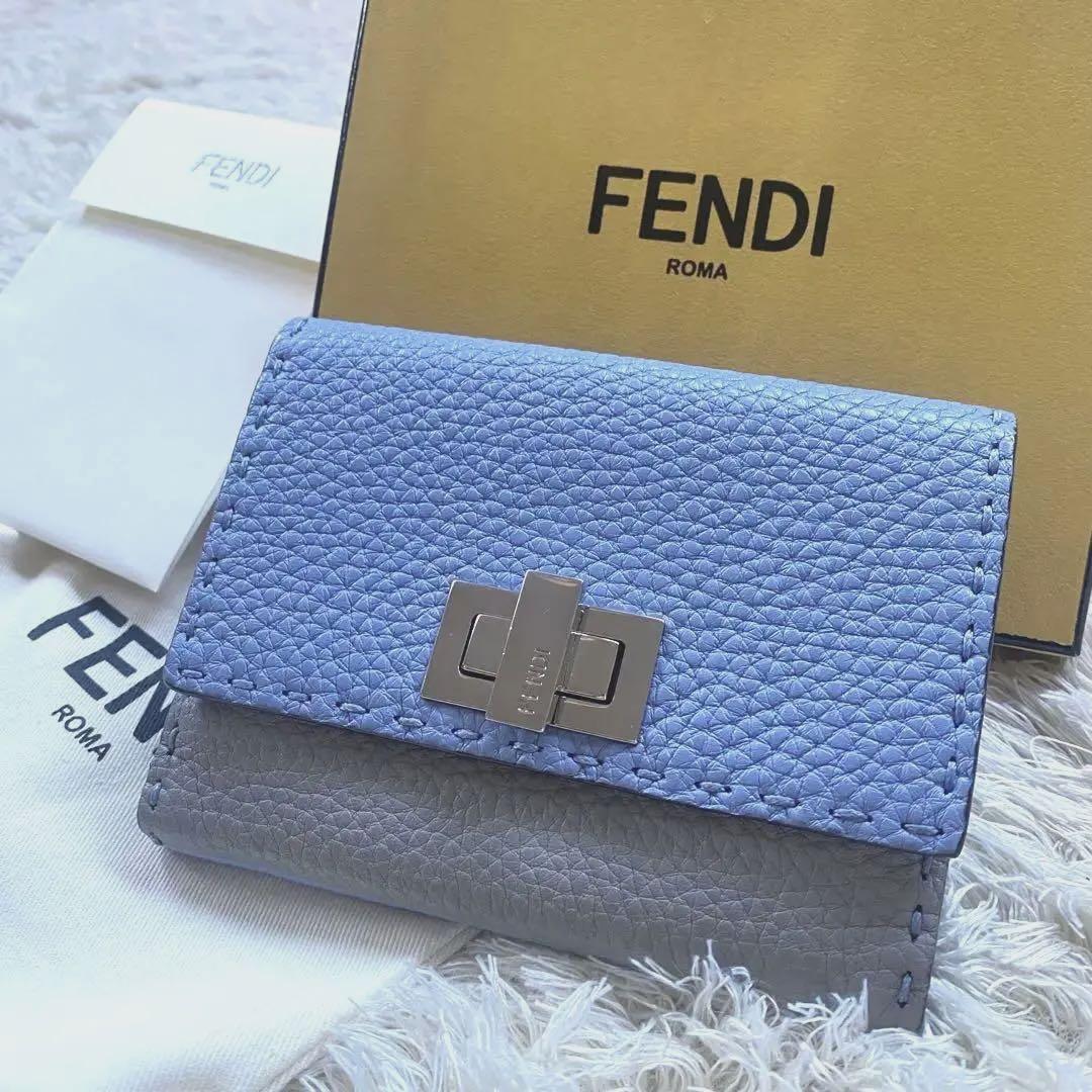 極美品 FENDI ピーカブー ミディアム 財布 セレリア バイカラー 売買されたオークション情報 落札价格 【au  payマーケット】の商品情報をアーカイブ公開