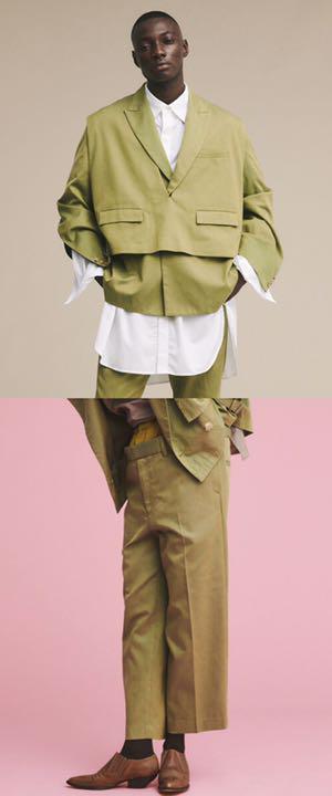 JieDa TAILORED JACKET/LAYERED SLACKS 2 JieDa TAILORED JACKET/LAYERED SLACKS 2