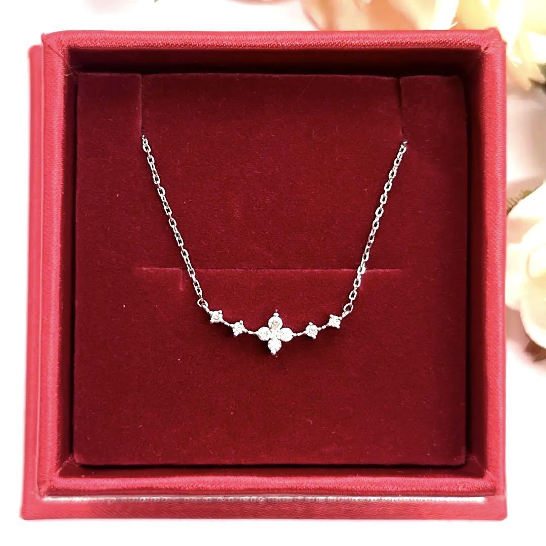 美品✨ヴァンドーム青山 クリスマス限定 プラチナ ダイヤモンド 0.09ct