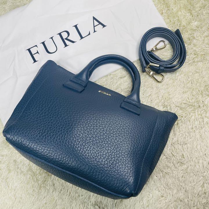 極美品 FURLAフルラ カプリッチョS ハンドバッグ 2way ネイビー 紺 売買されたオークション情報 落札价格 【au  payマーケット】の商品情報をアーカイブ公開