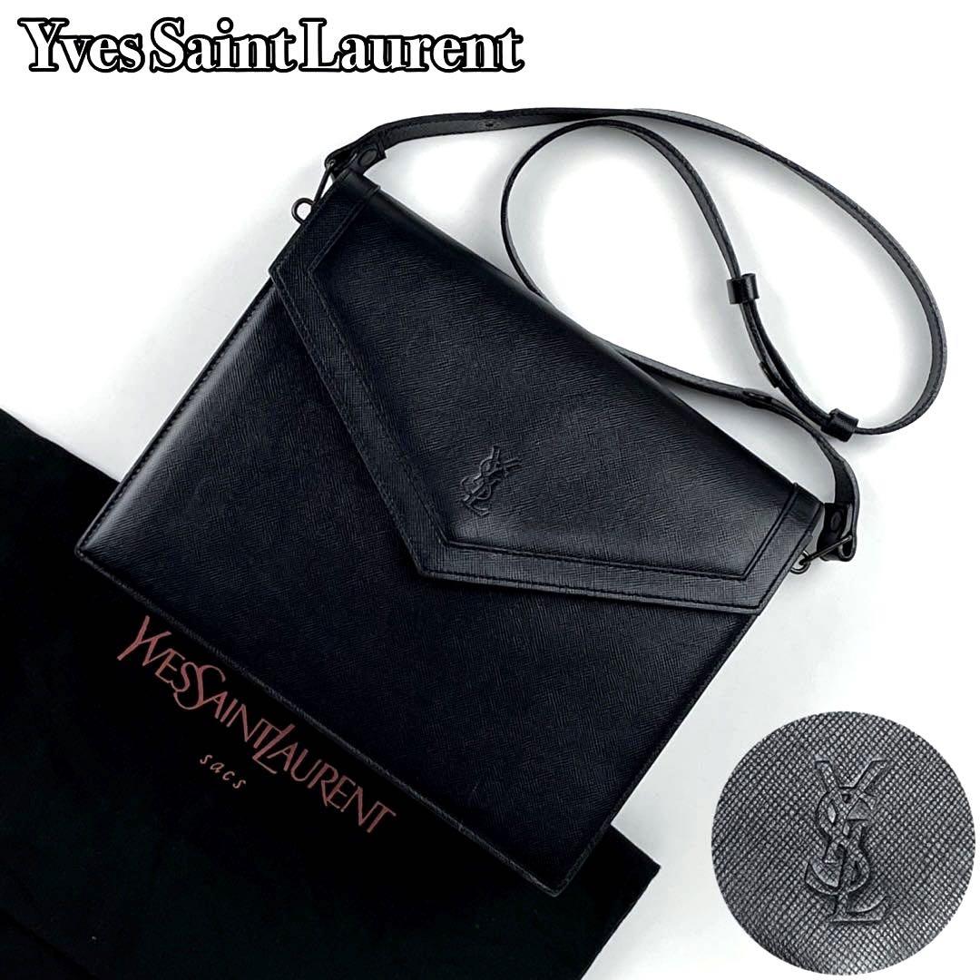 美品 イヴサンローラン ショルダーバッグ 2way YSL 裏地総柄 レザー 売買されたオークション情報 落札价格 【au  payマーケット】の商品情報をアーカイブ公開