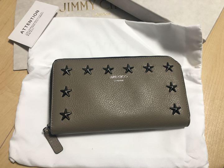 新品JIMMY CHOO CARNABYラウンド長財布 正規品