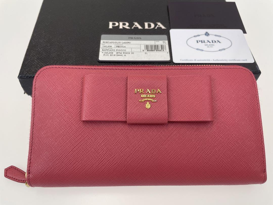 新品未使用 PRADA プラダ 長財布 サフィアーノ ピンク 1ML506 売買されたオークション情報 落札价格 【au  payマーケット】の商品情報をアーカイブ公開