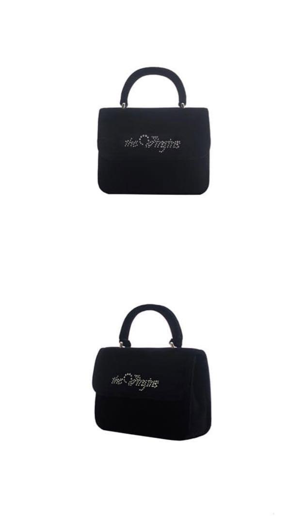 the virgins bijou velvet hand bag the virgins bijou velvet hand bag