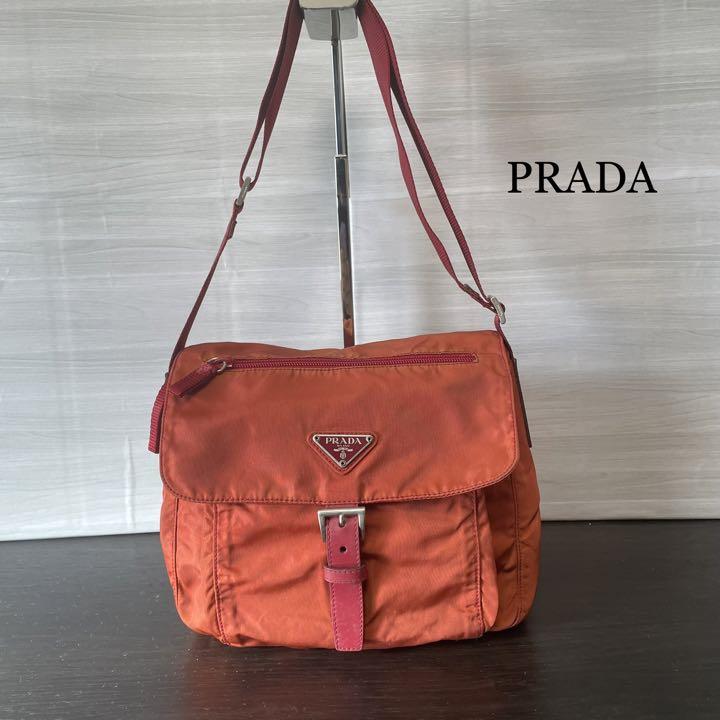 PRADA 美品 ショルダーバッグ ナイロン オレンジ 売買されたオークション情報 落札价格 【au payマーケット】の商品情報をアーカイブ公開