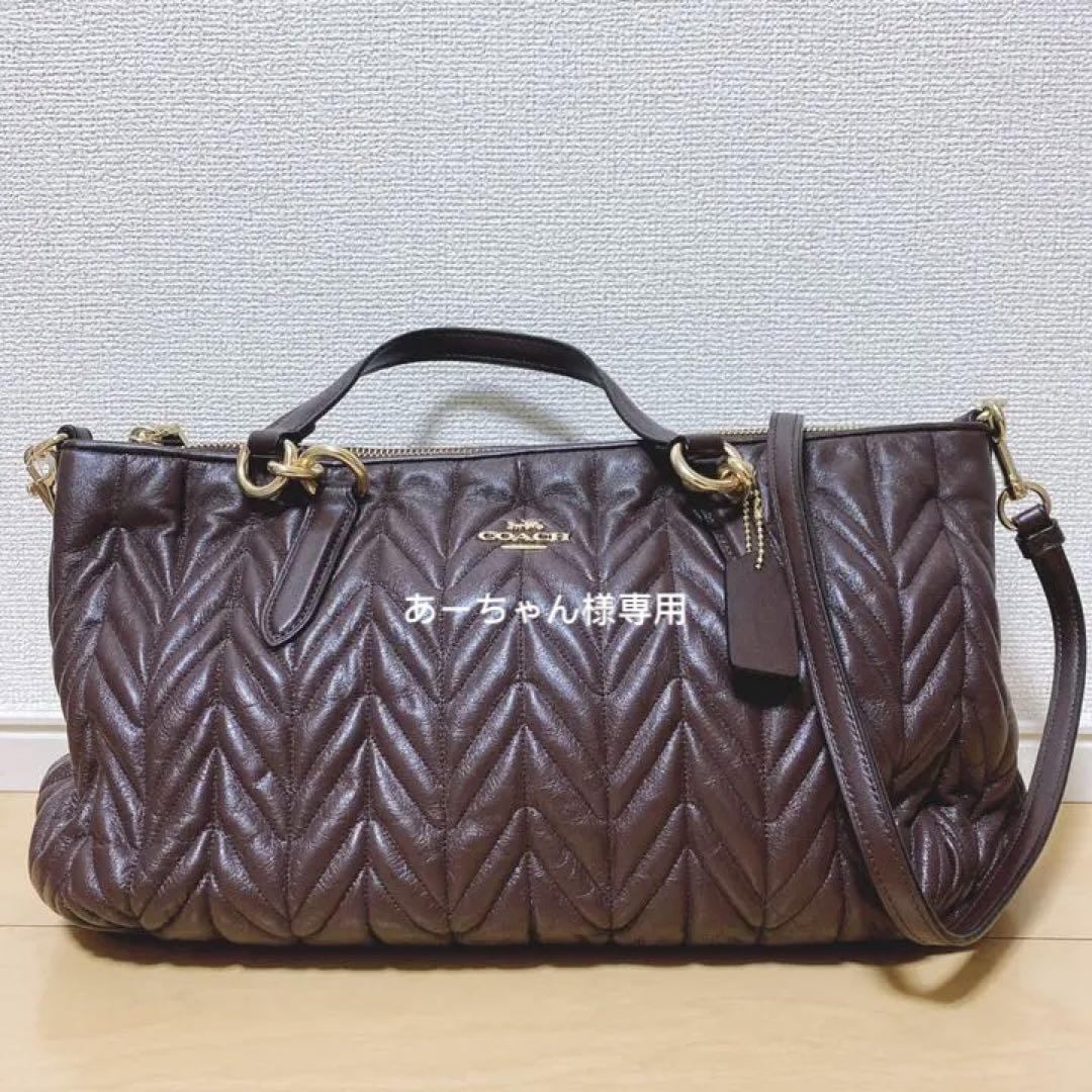 値下げコーチ 新品キルティング サッチェル COACH 2wayショルダーバッグ 売買されたオークション情報 落札价格 【au  payマーケット】の商品情報をアーカイブ公開