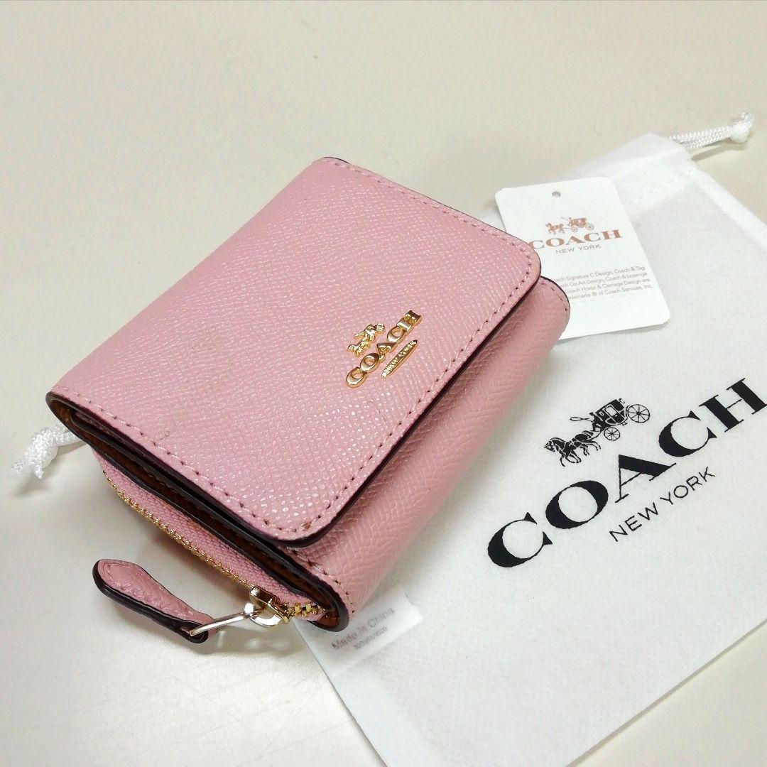 ☆新品タグ付き☆COACH コーチ 三つ折り財布ミニ財布小銭入れレザー 売買されたオークション情報 落札价格 【au  payマーケット】の商品情報をアーカイブ公開