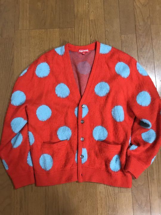 Supreme 20SS Brushed Polka Dot Cardigan 売買されたオークション情報 落札价格 【au  payマーケット】の商品情報をアーカイブ公開