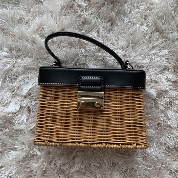 最終価格】 完売品 ZARA ザラ カゴバッグ バスケットバッグ