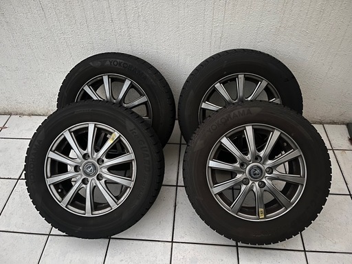 バリ山!! ヨコハマ アイスガード ICE GUARD iG50 PLUS スタッドレスタイヤ 4本 195/65R15