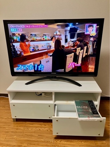 値下げ！テレビ➕テレビ台（TOSHIBA REGZA 42z2）