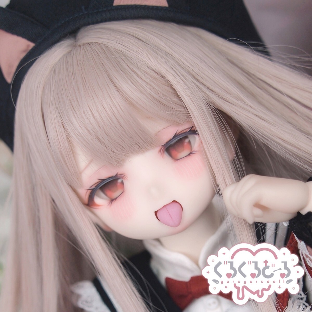 ぐるぐる】DDH-32 SW肌 ドルフィードリーム 鈍 MDD Dollfie Dream カスタムヘッド + 碁石アイ