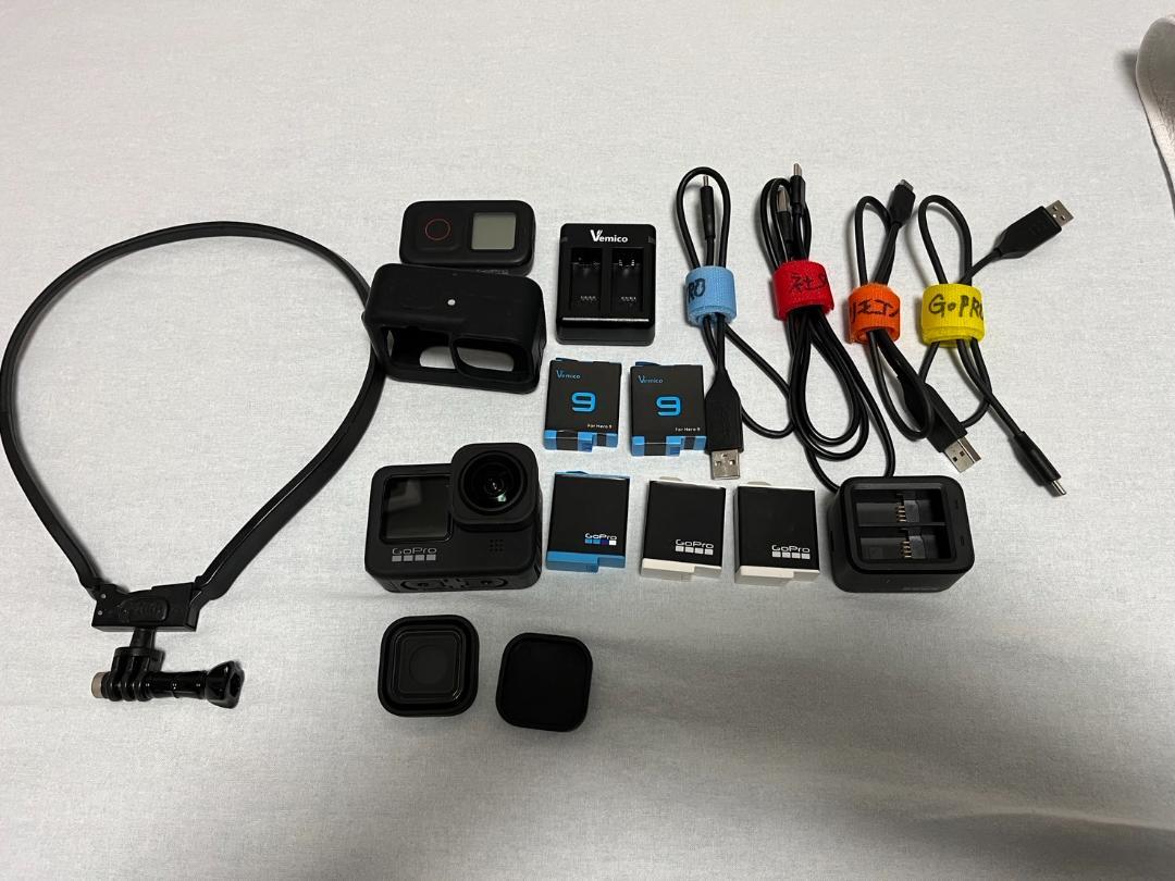 GoPro HERO9 Blackとその付属品